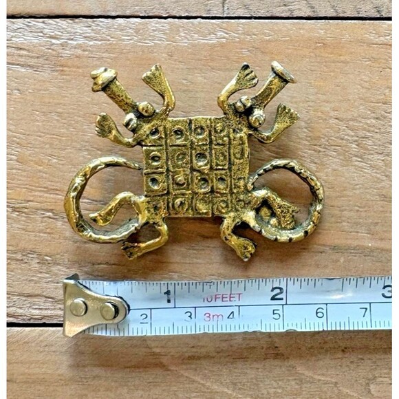 Vintage Alva Museum Replica Alligator Pin Brooch Used - Picture 13 of 13